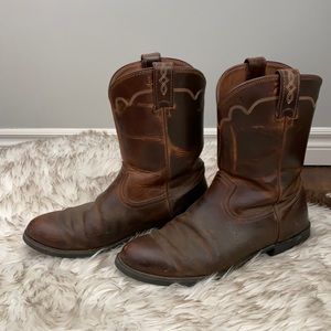 Men’s Justin Brown Leather JEB Boots - SZ 11